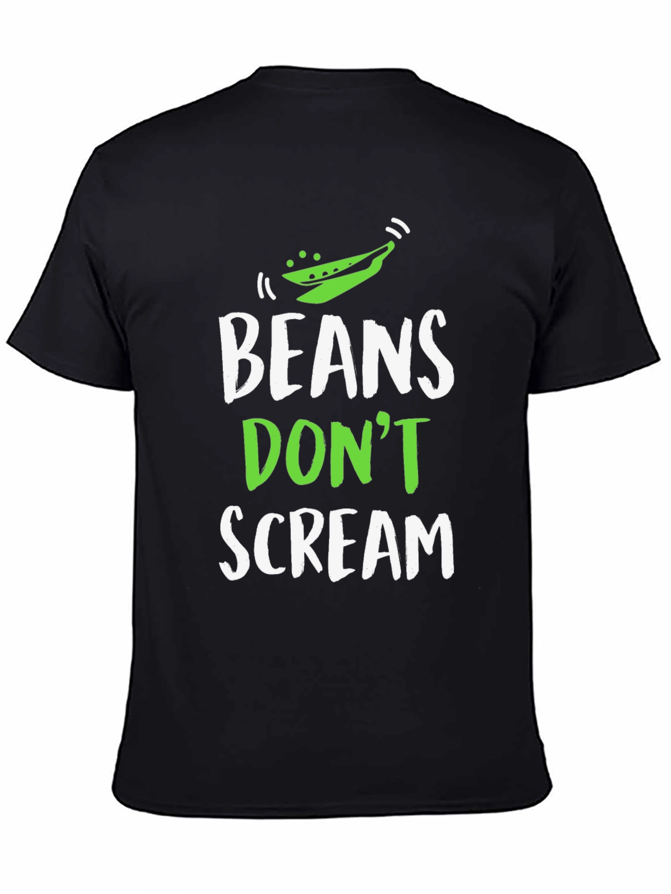 Beans Dont Scream Funny Vegan T-Shirt