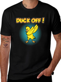 Duck Off! T-Shirt - Humorous Dabbing Duck Design
