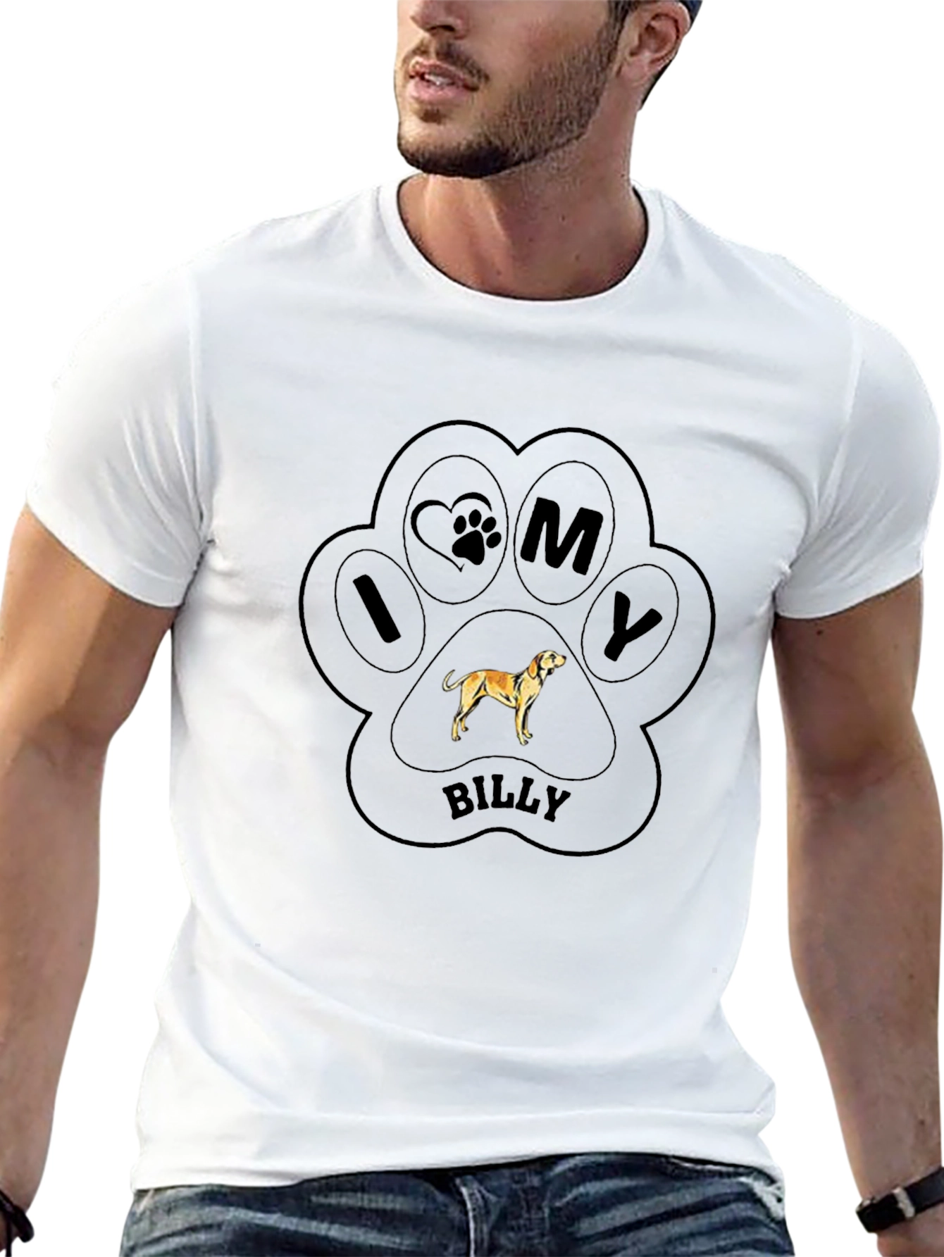 I Love My Billy Dog T-Shirt