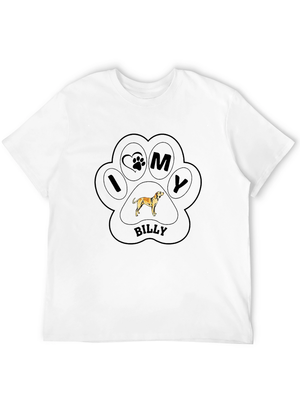 I Love My Billy Dog T-Shirt