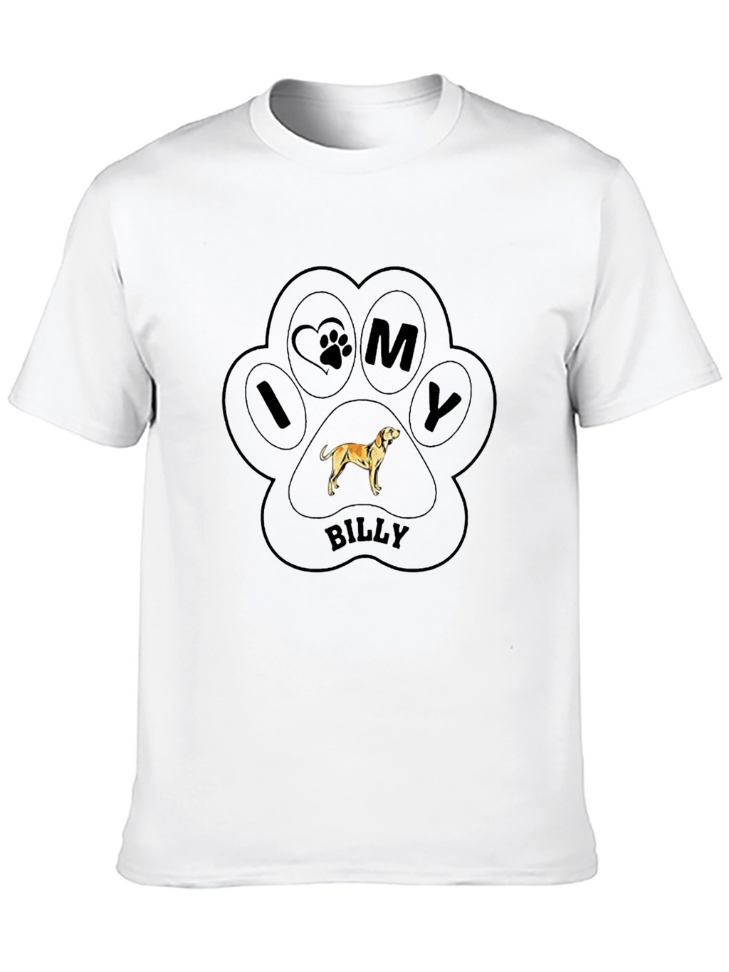 I Love My Billy Dog T-Shirt