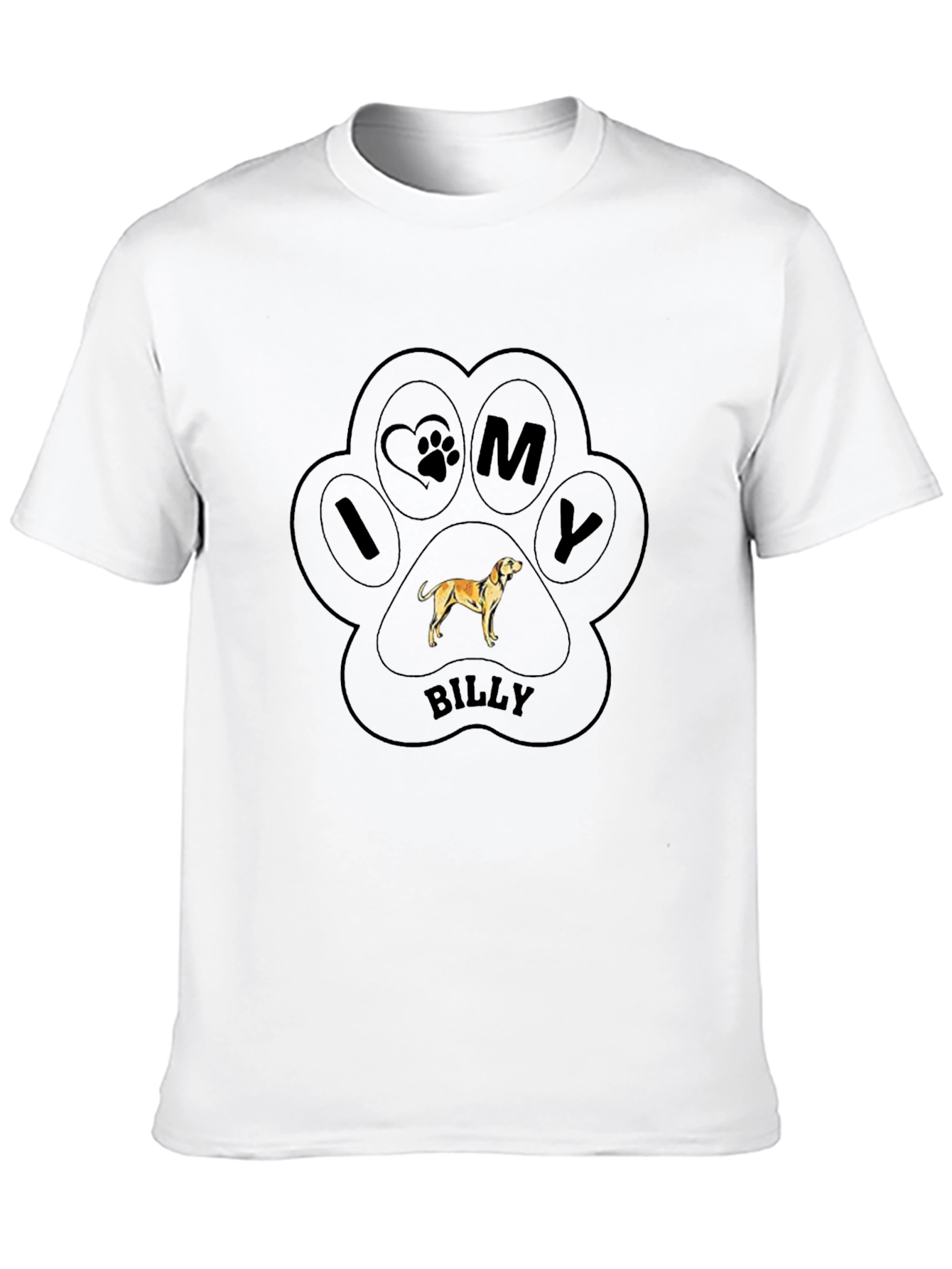 I Love My Billy Dog T-Shirt