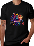 Spooky Spider Graphic T-Shirt