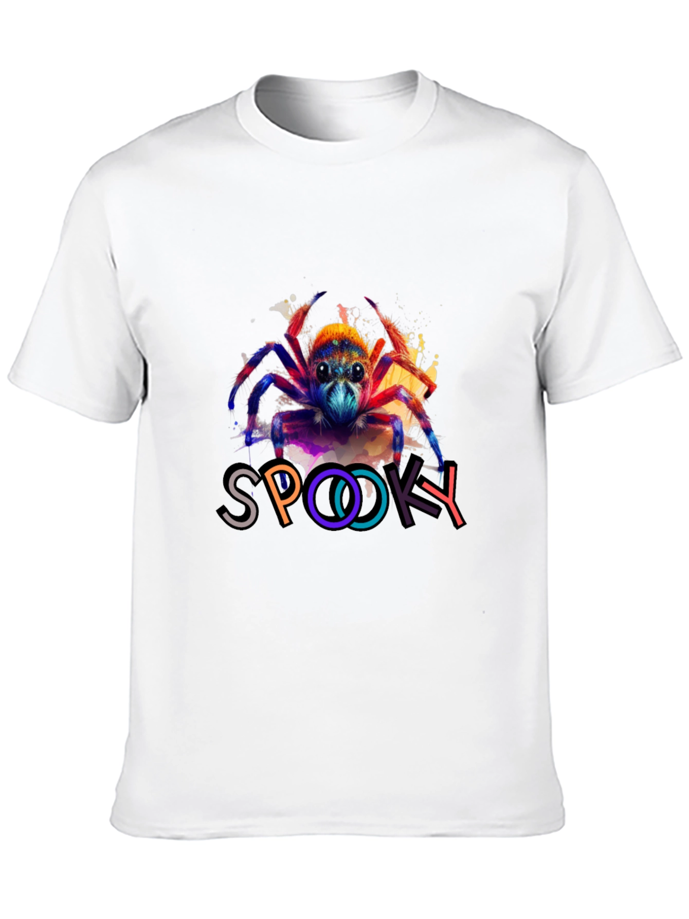 Spooky Spider Graphic T-Shirt