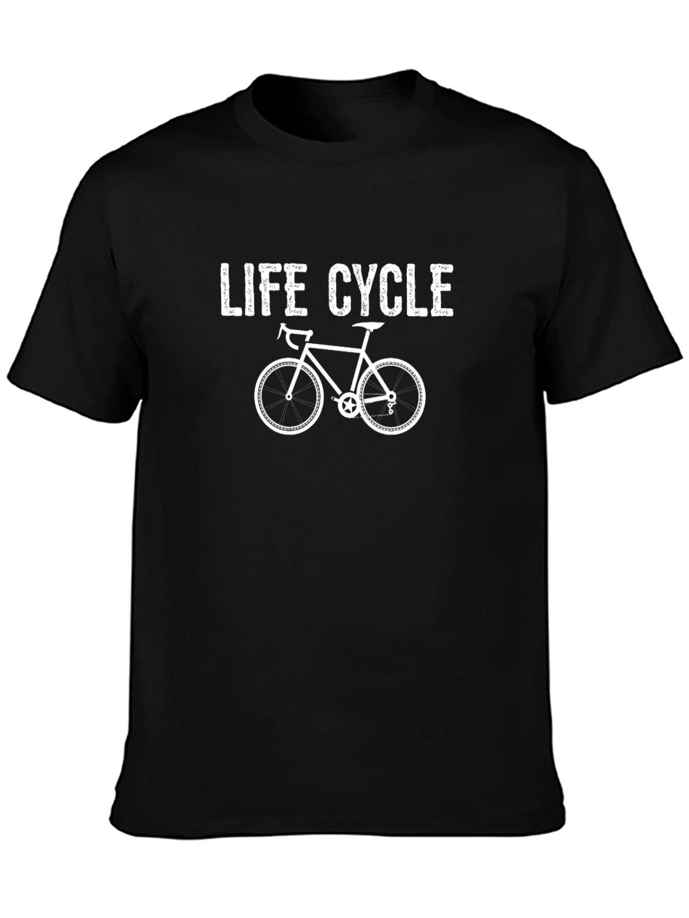Life Cycle Bike T-Shirt - Cycling Enthusiast Apparel