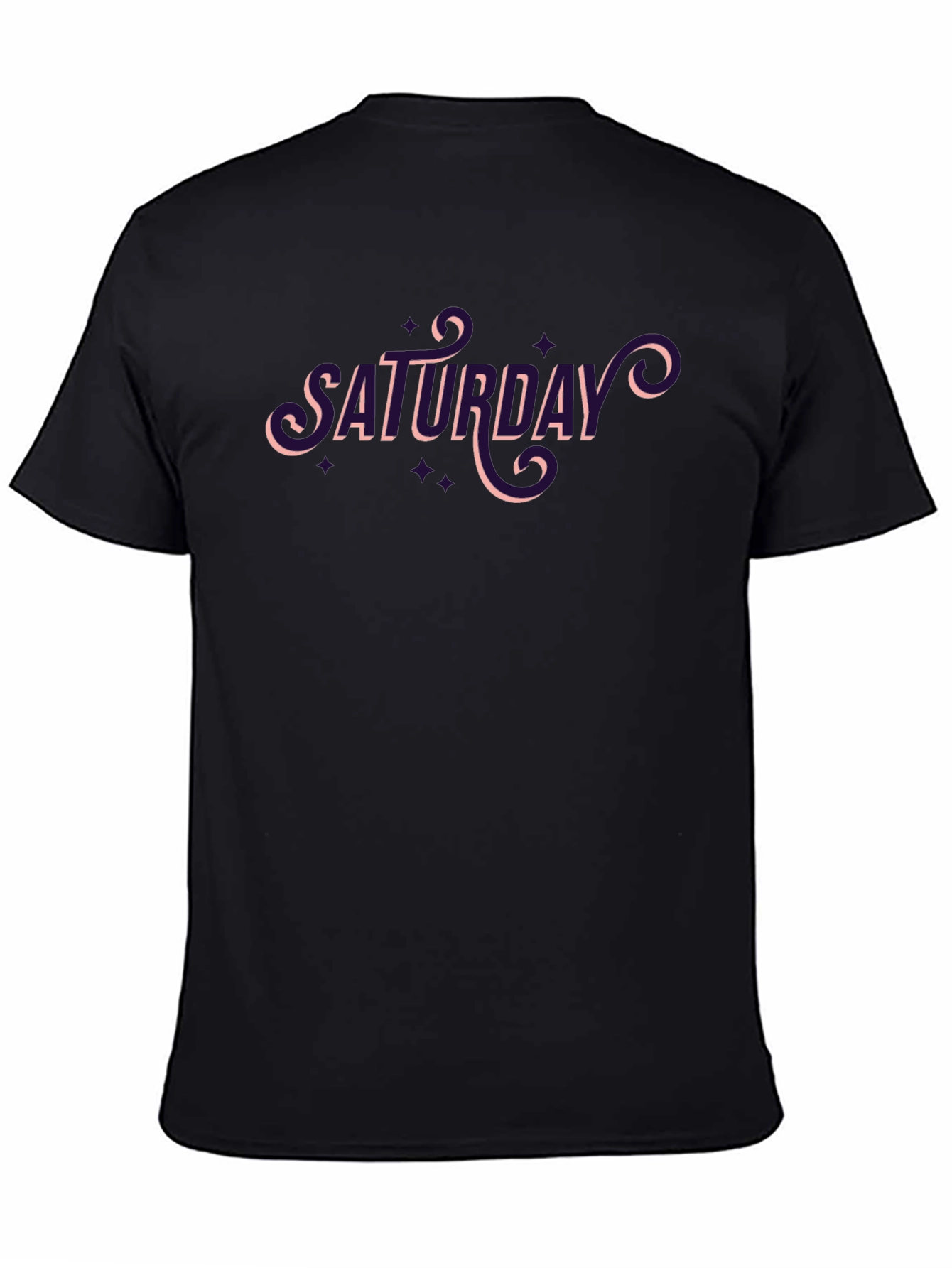 Saturday Graphic Tee - Relaxed Weekend Vibes