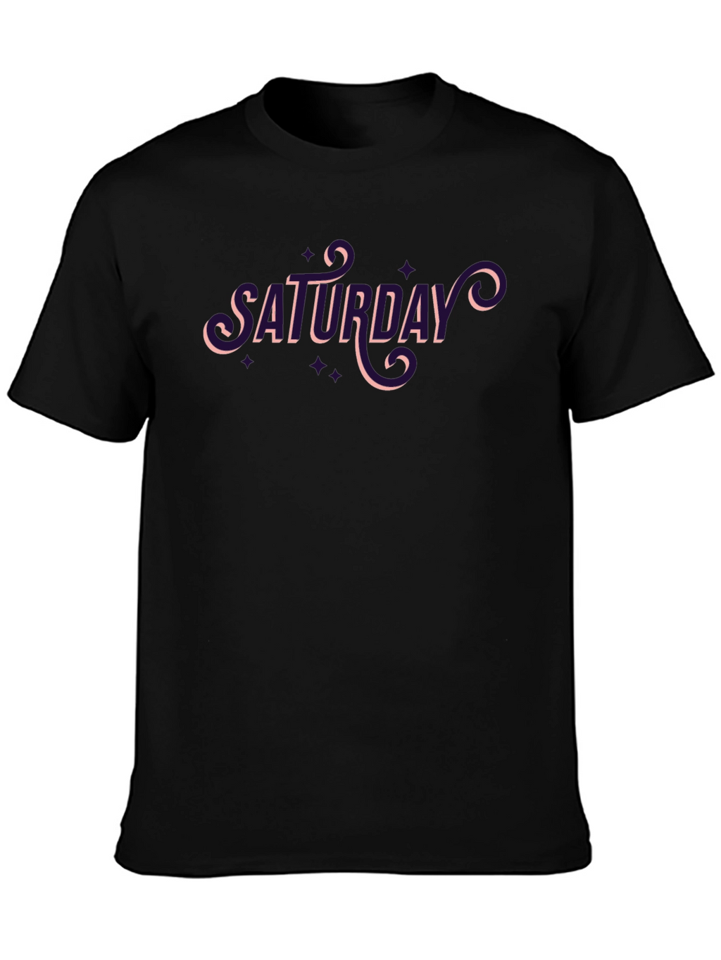 Saturday Graphic Tee - Relaxed Weekend Vibes
