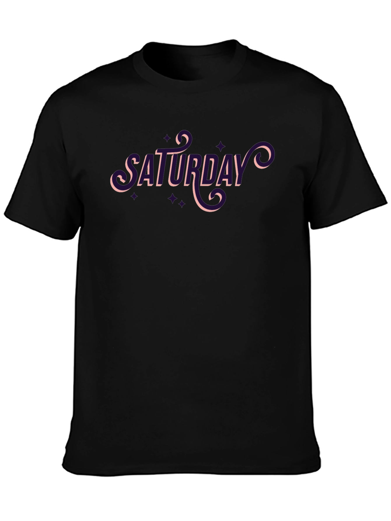 Saturday Graphic Tee - Relaxed Weekend Vibes