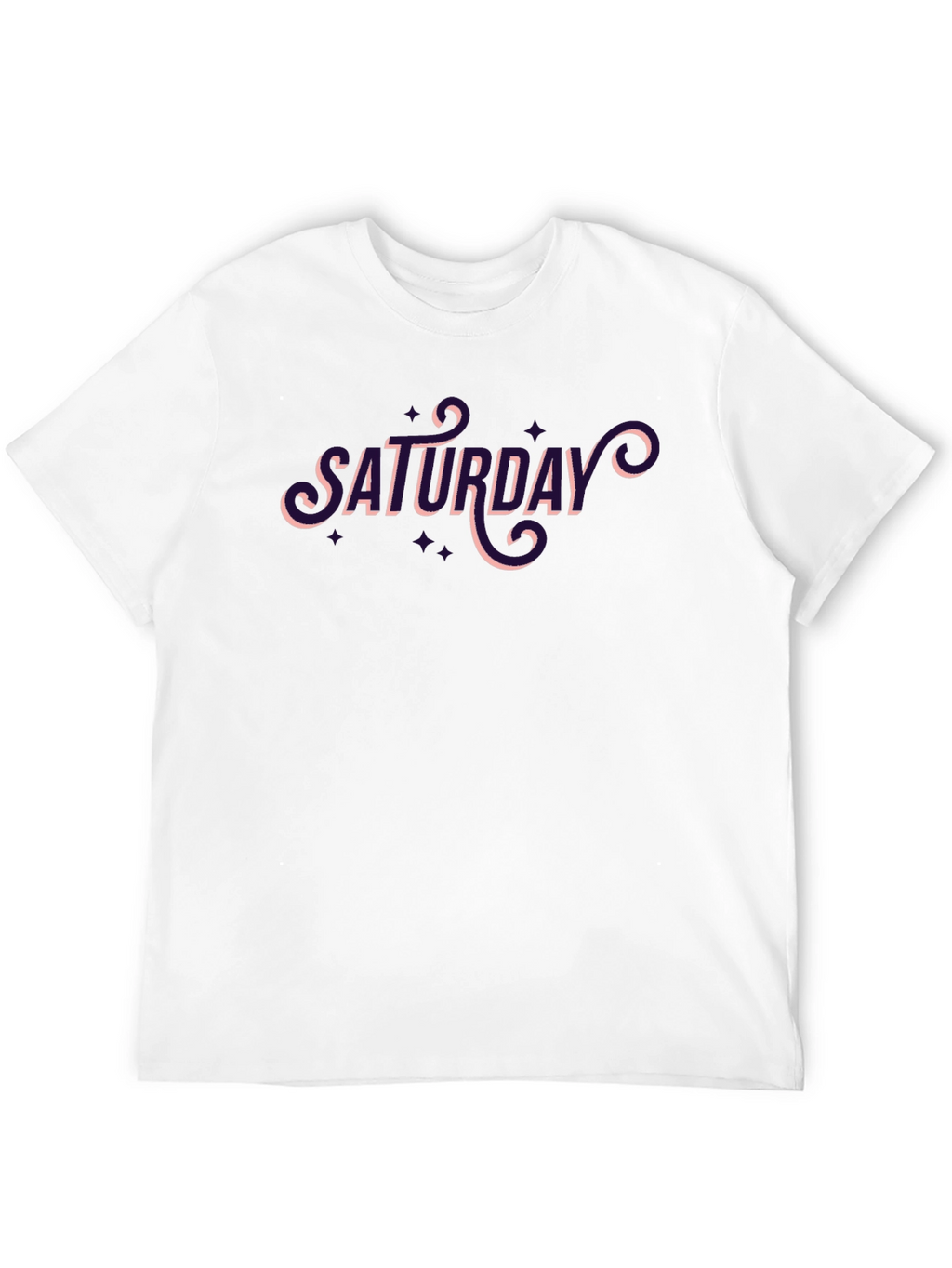 Saturday Graphic Tee - Relaxed Weekend Vibes
