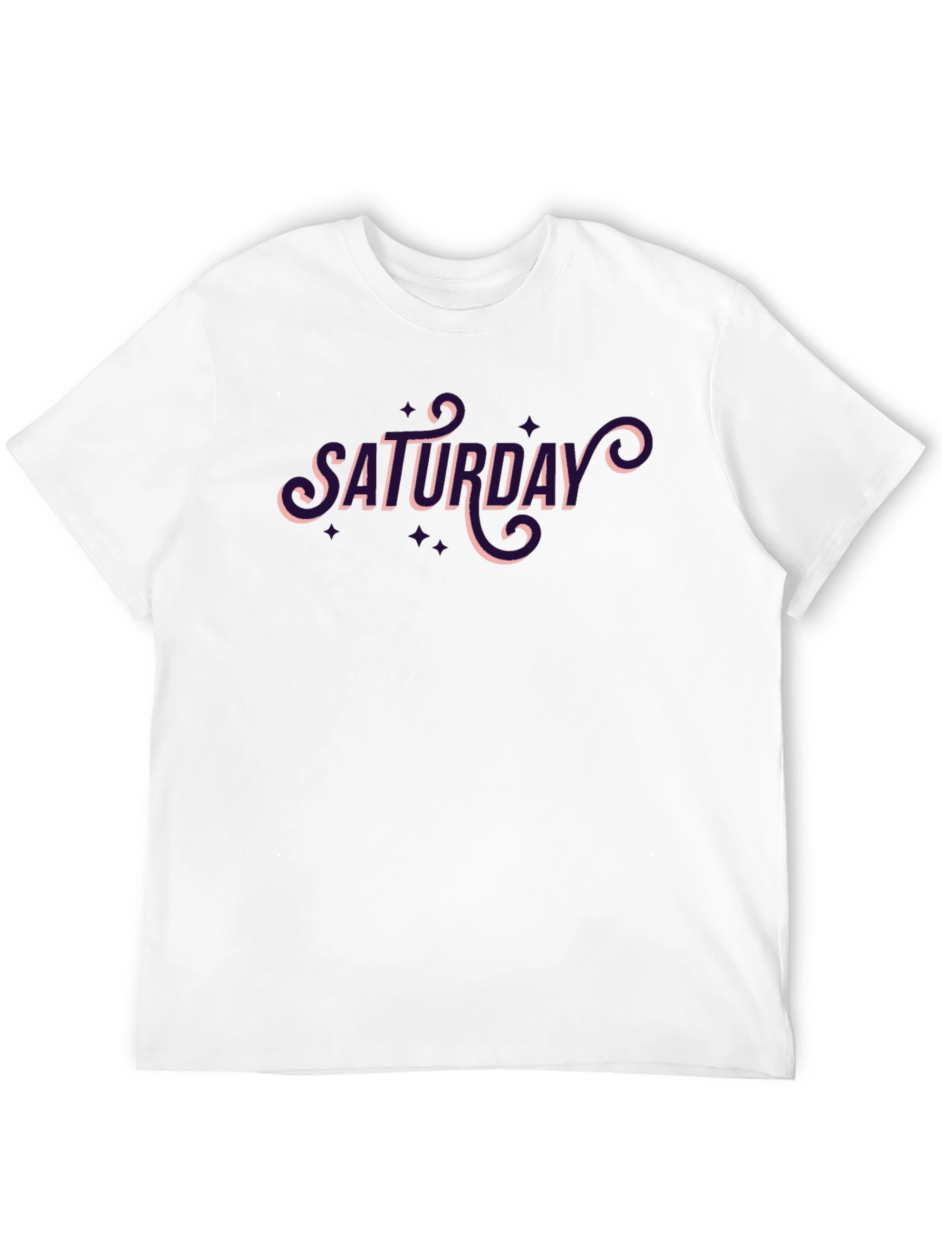 Saturday Graphic Tee - Relaxed Weekend Vibes