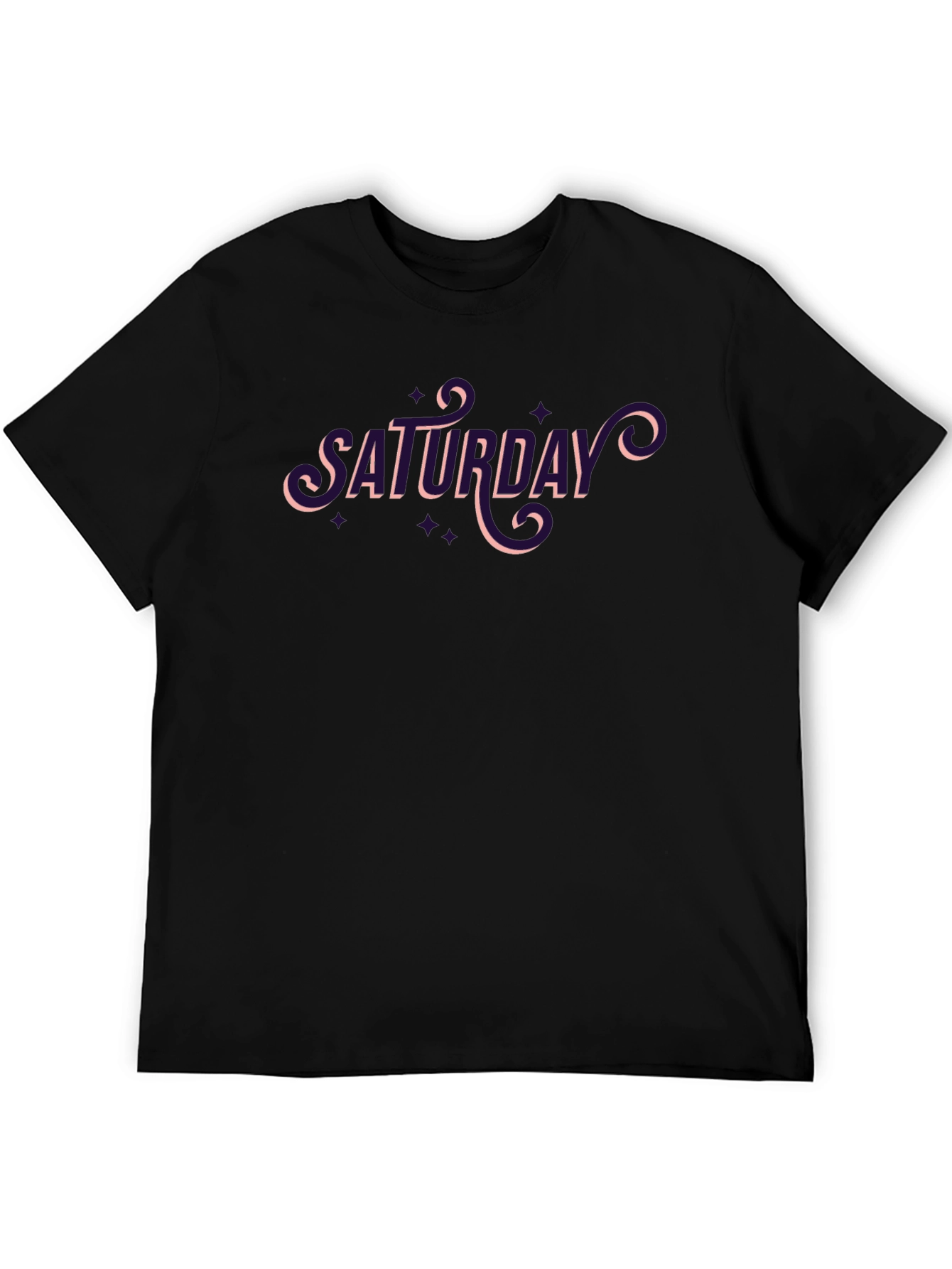 Saturday Graphic Tee - Relaxed Weekend Vibes