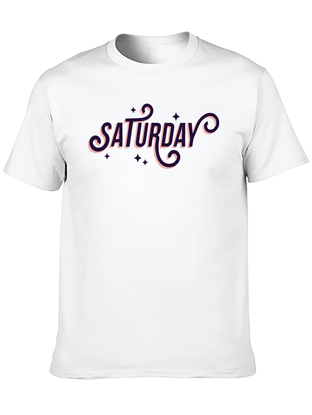 Saturday Graphic Tee - Relaxed Weekend Vibes