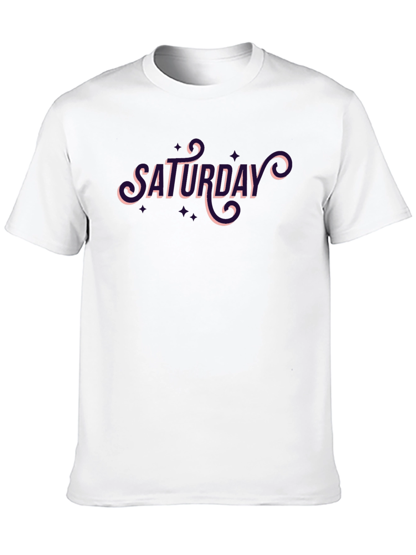 Saturday Graphic Tee - Relaxed Weekend Vibes