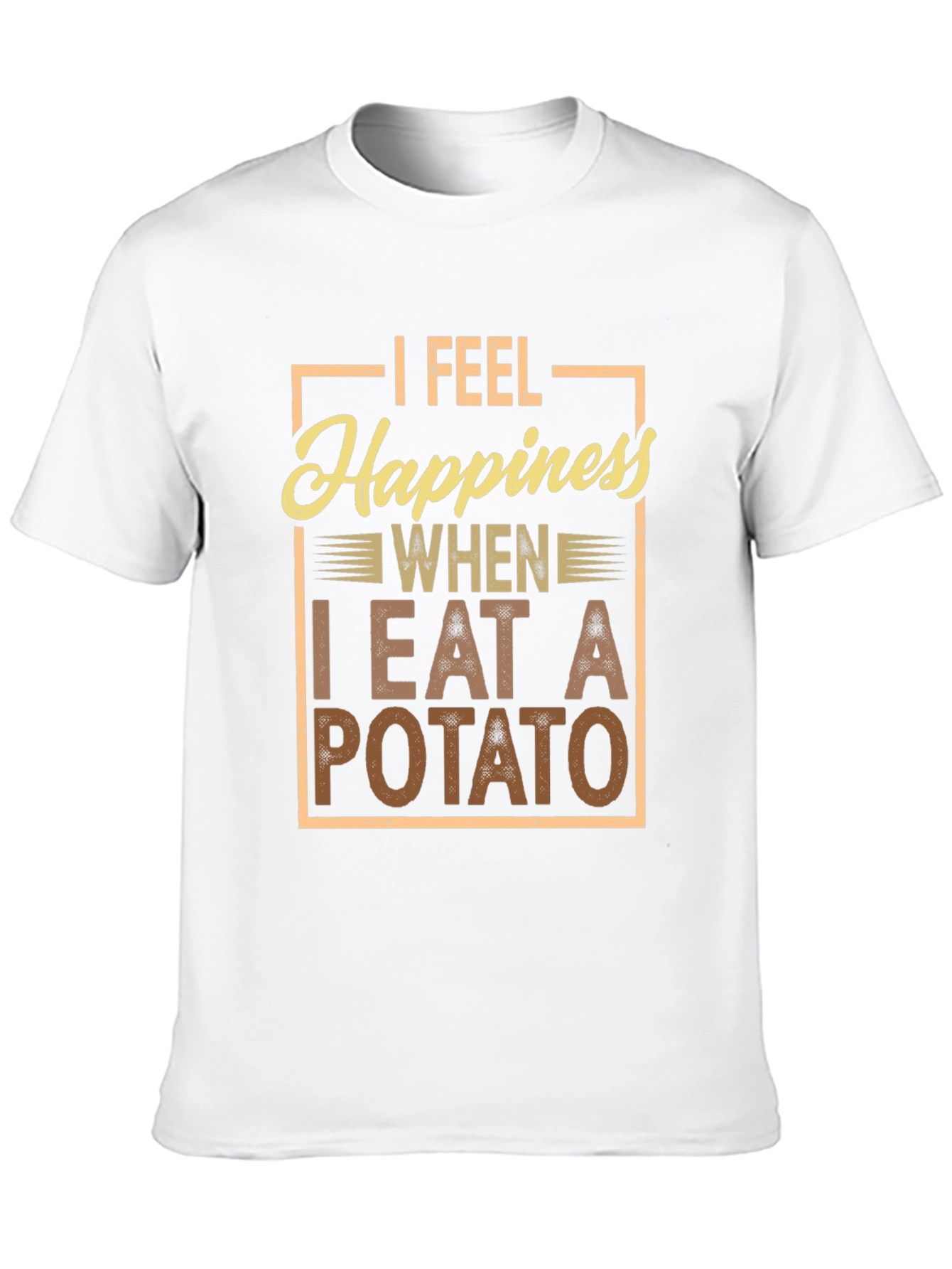 Potato Happiness T-Shirt - Funny Foodie Tee