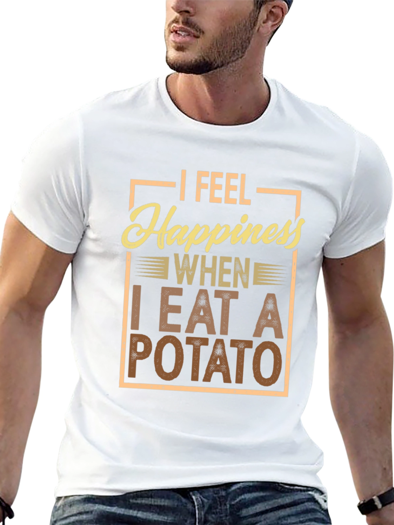 Potato Happiness T-Shirt - Funny Foodie Tee