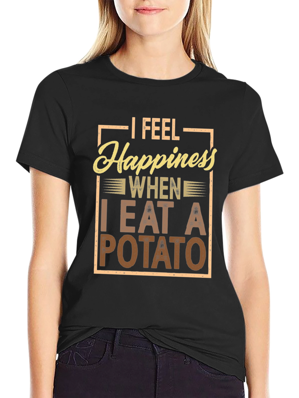 Potato Happiness T-Shirt - Funny Foodie Tee