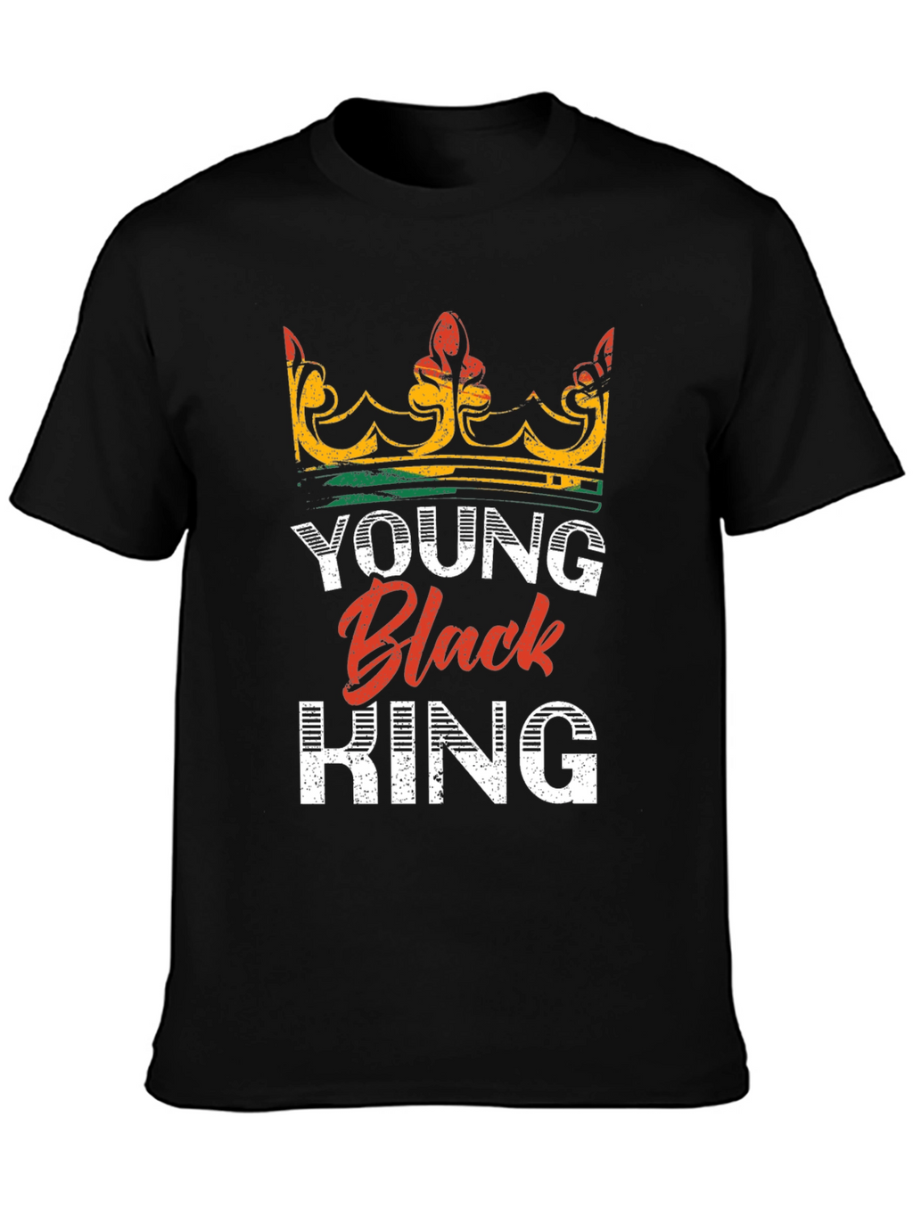 Young Black King Graphic Tee