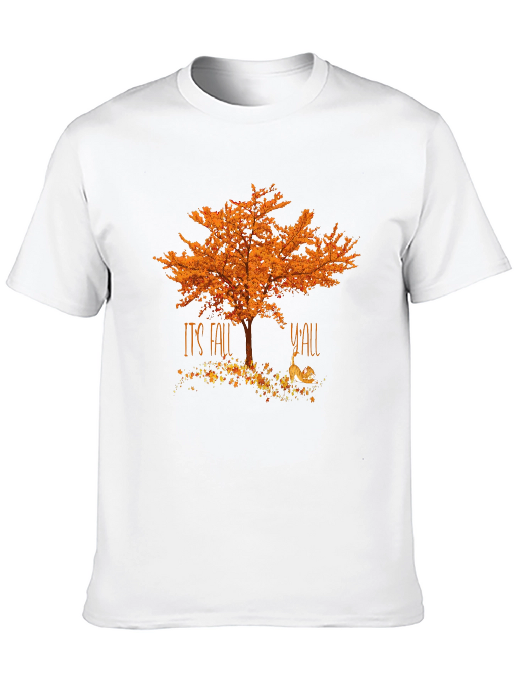 Its Fall Yall Tree Cat T-Shirt