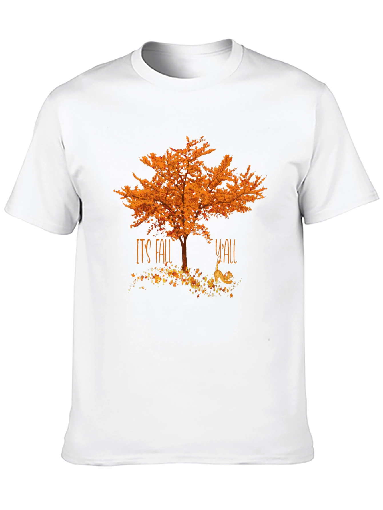Its Fall Yall Tree Cat T-Shirt