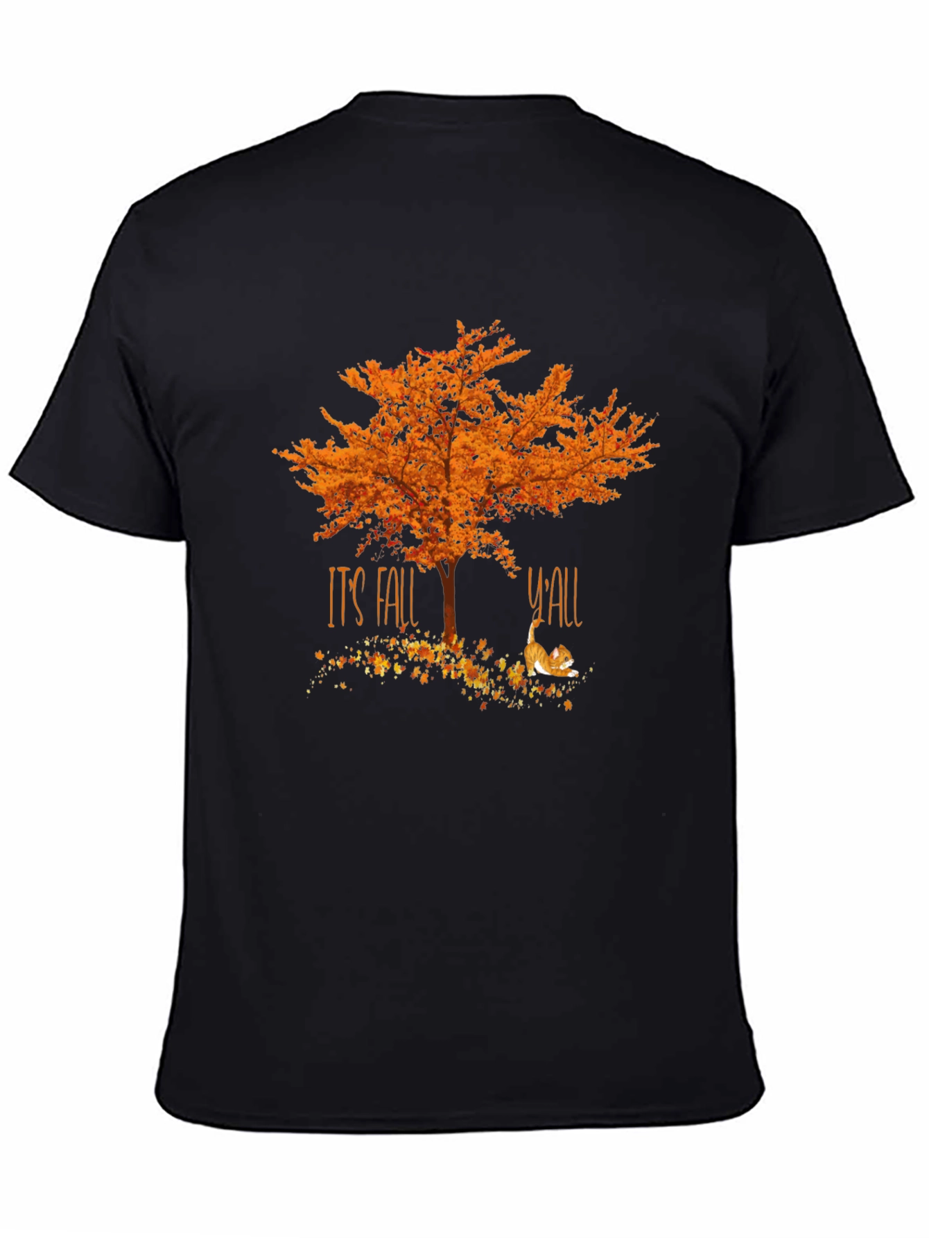 Its Fall Yall Tree Cat T-Shirt