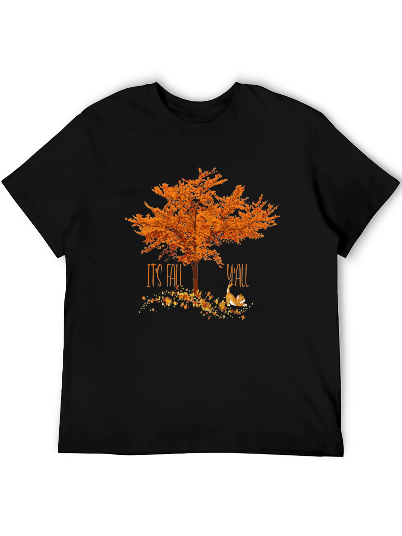 Its Fall Yall Tree Cat T-Shirt