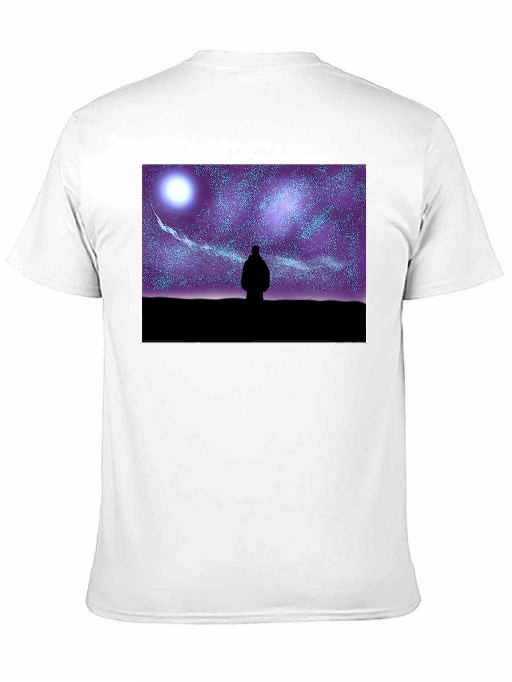 Starry Night Graphic Tee - Unisex Black T-Shirt