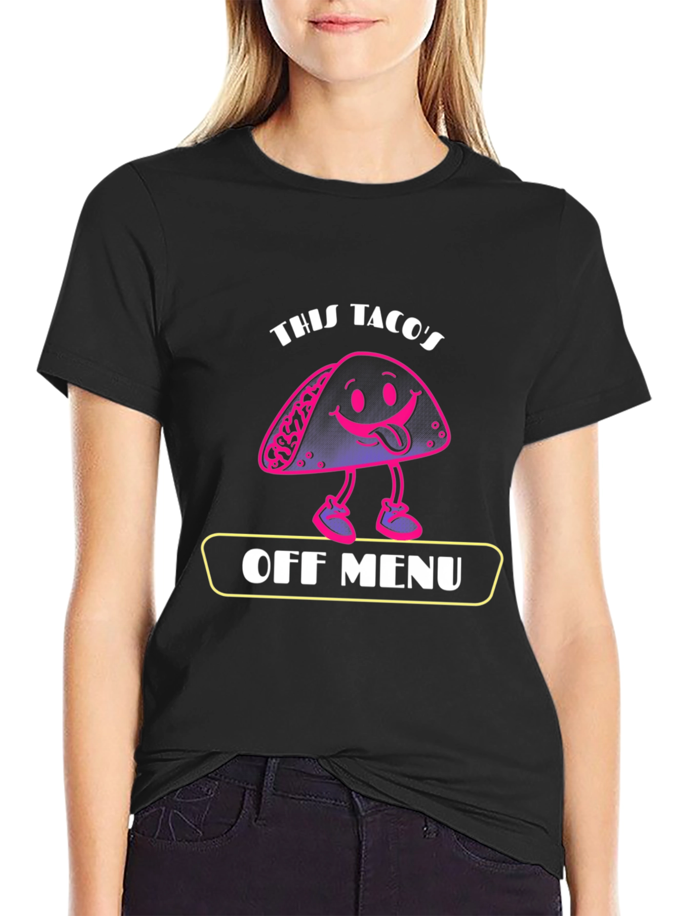 Funny Taco Graphic Tee - Off Menu Humor T-Shirt