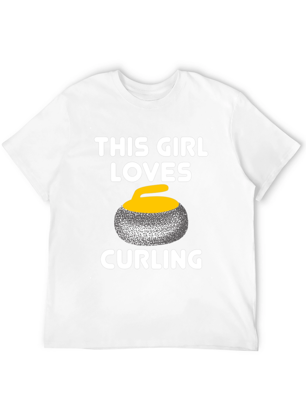 This Girl Loves Curling T-Shirt - Black