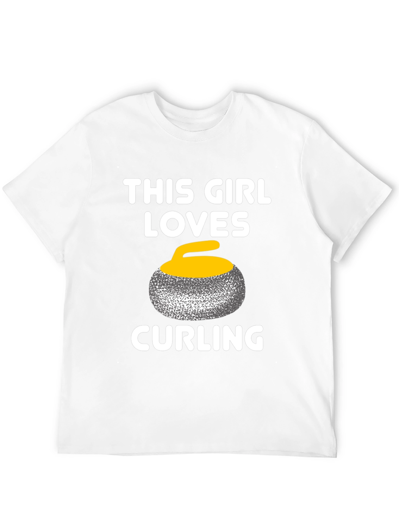 This Girl Loves Curling T-Shirt - Black