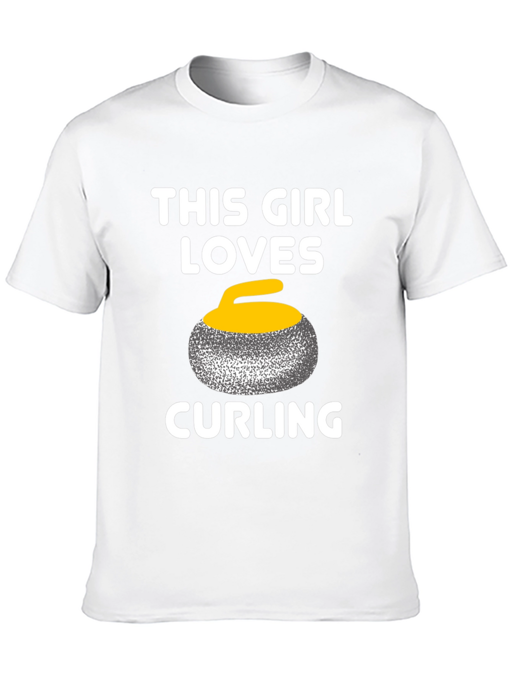 This Girl Loves Curling T-Shirt - Black