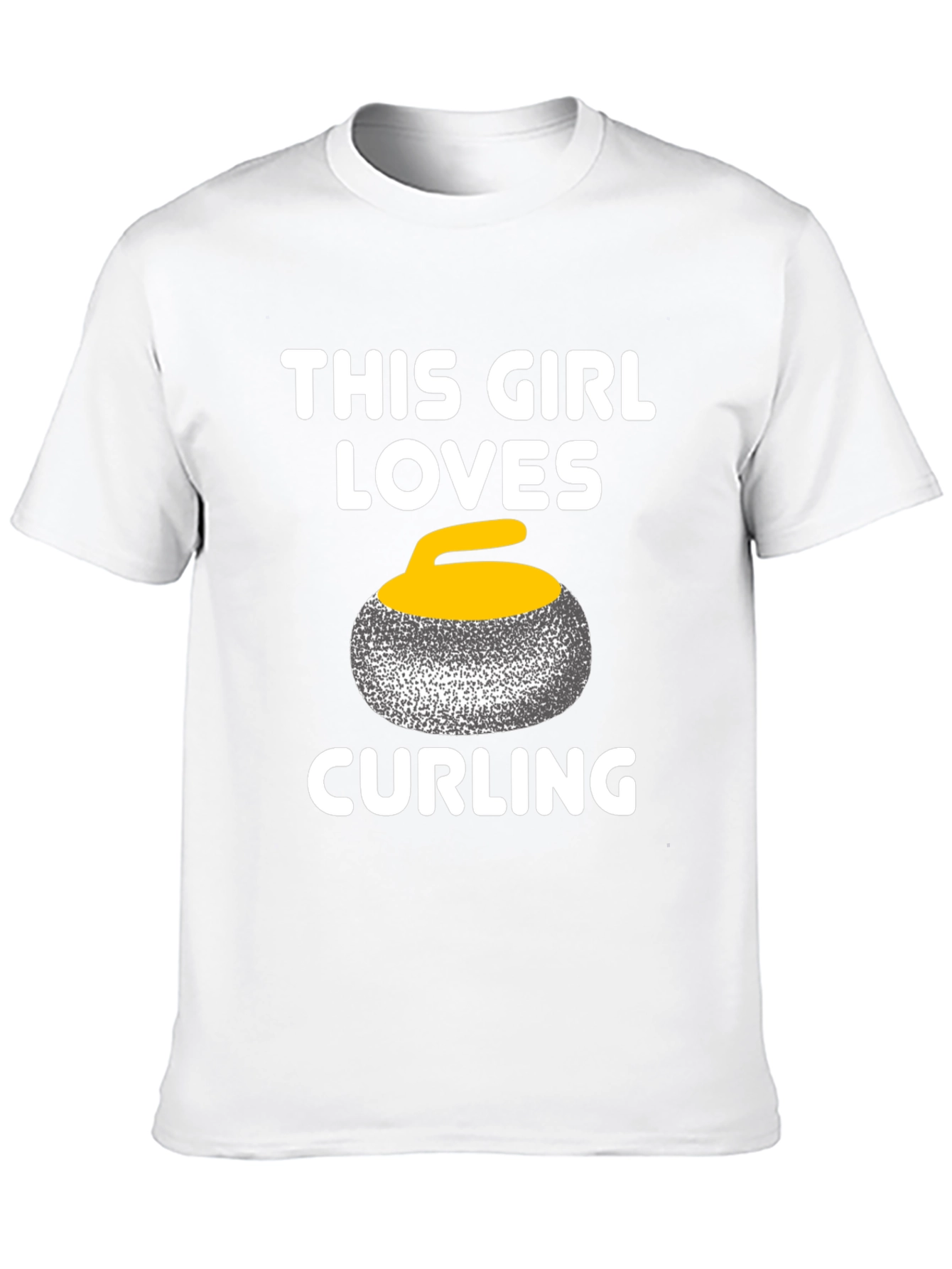 This Girl Loves Curling T-Shirt - Black