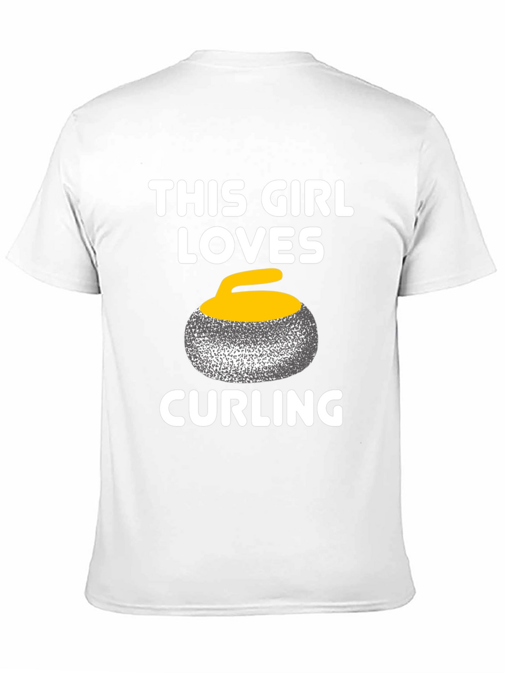 This Girl Loves Curling T-Shirt - Black