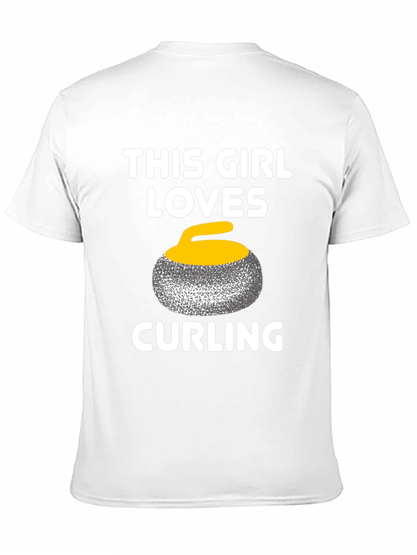 This Girl Loves Curling T-Shirt - Black