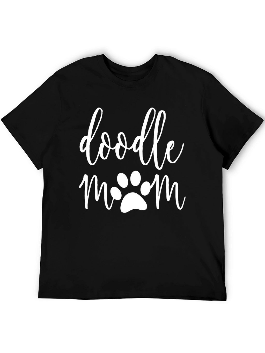 Doodle Mom T-Shirt - Paw Print Graphic Tee