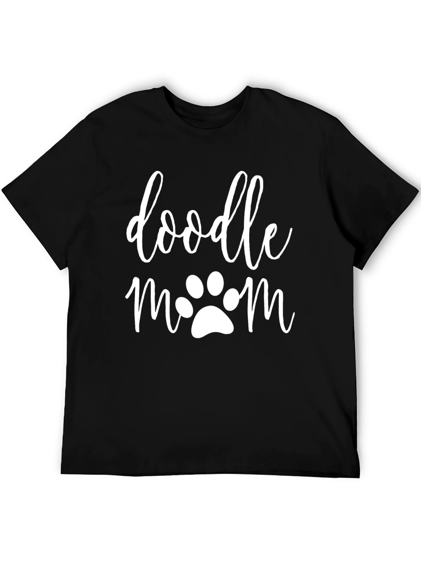 Doodle Mom T-Shirt - Paw Print Graphic Tee
