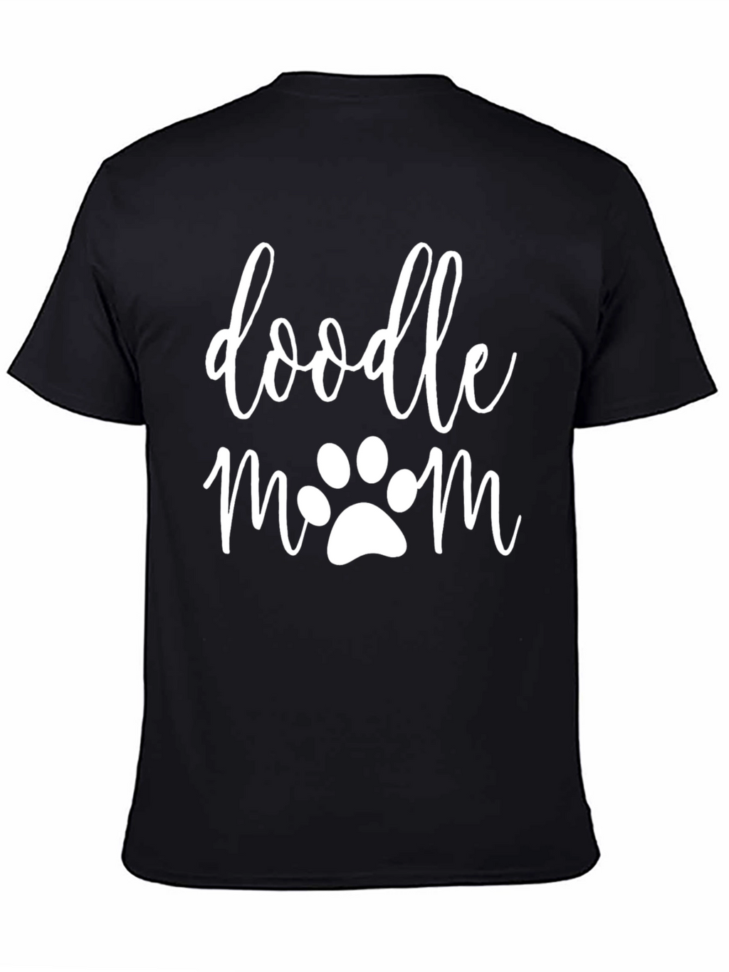 Doodle Mom T-Shirt - Paw Print Graphic Tee