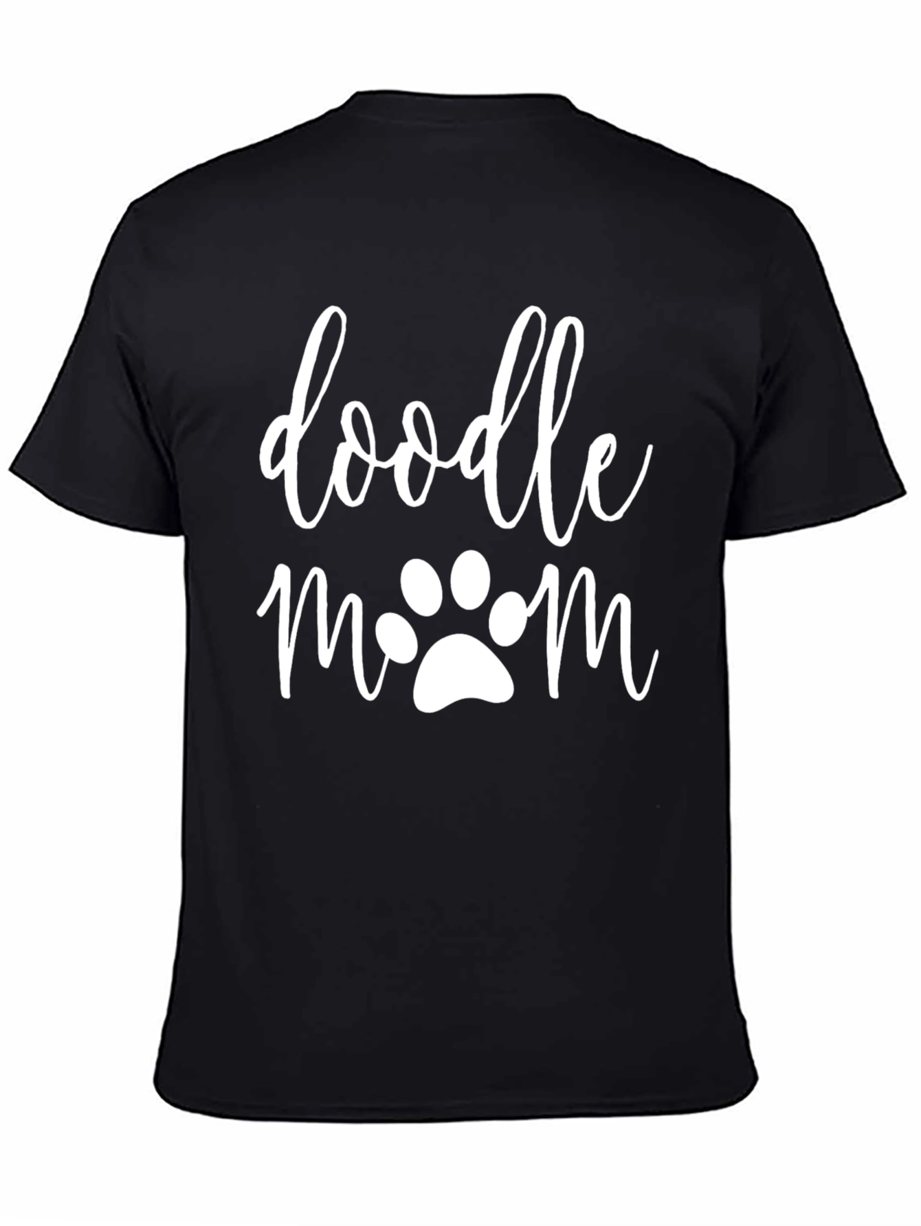 Doodle Mom T-Shirt - Paw Print Graphic Tee