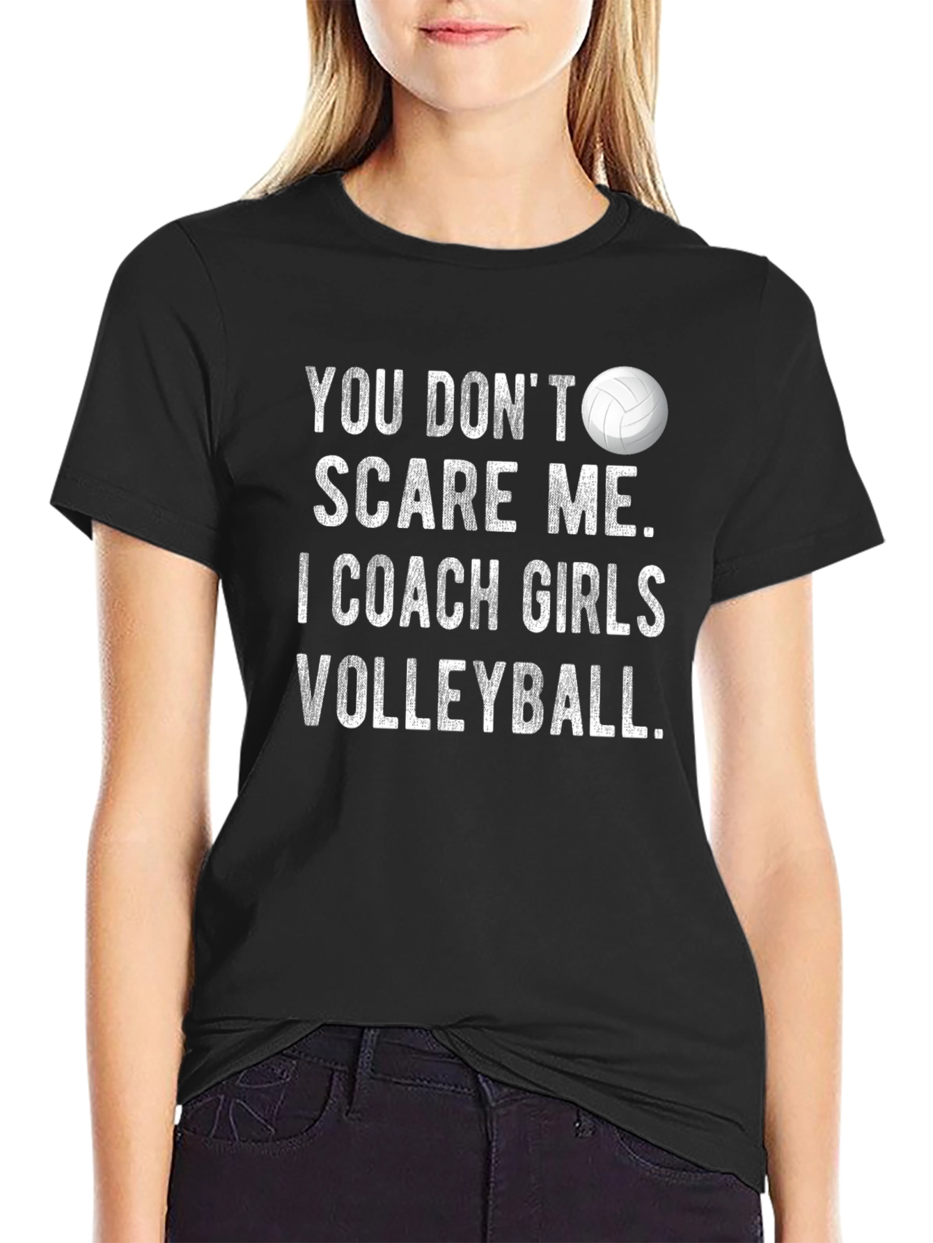 Volleyball Coach Graphic T-Shirt