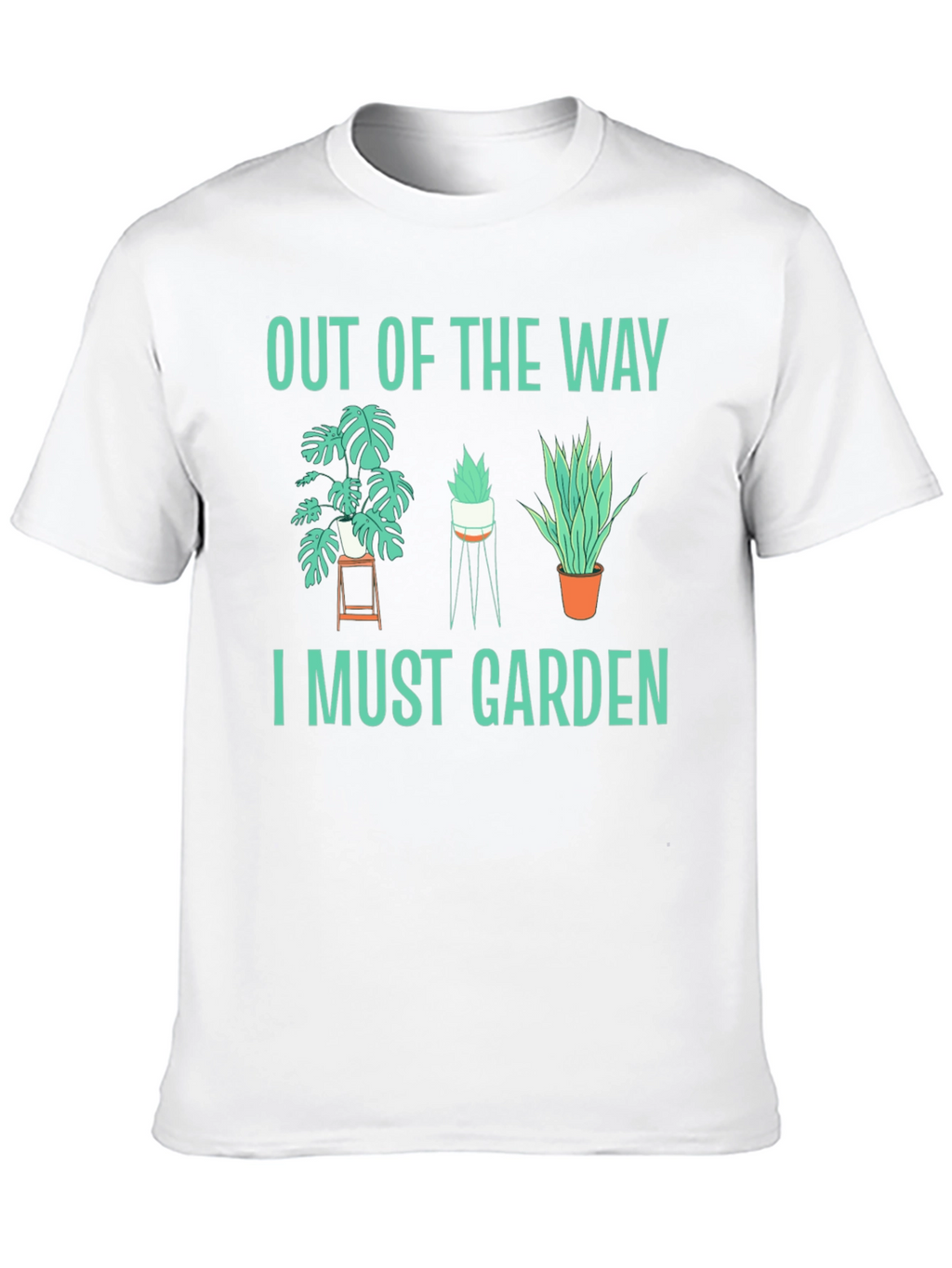 Out of the Way I Must Garden Black T-Shirt
