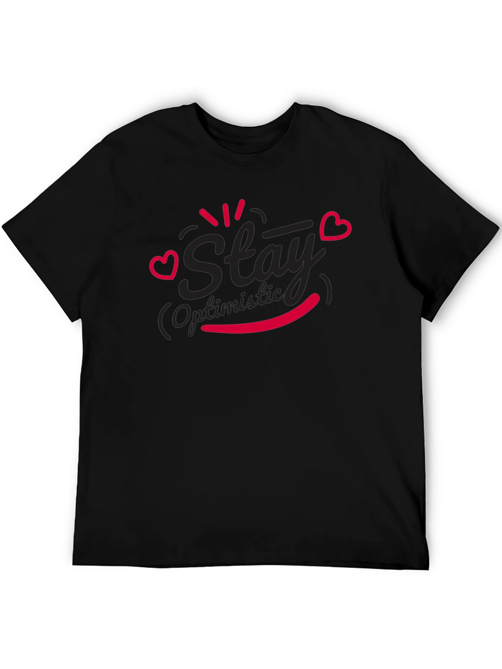Slay Optimistic Black T-Shirt
