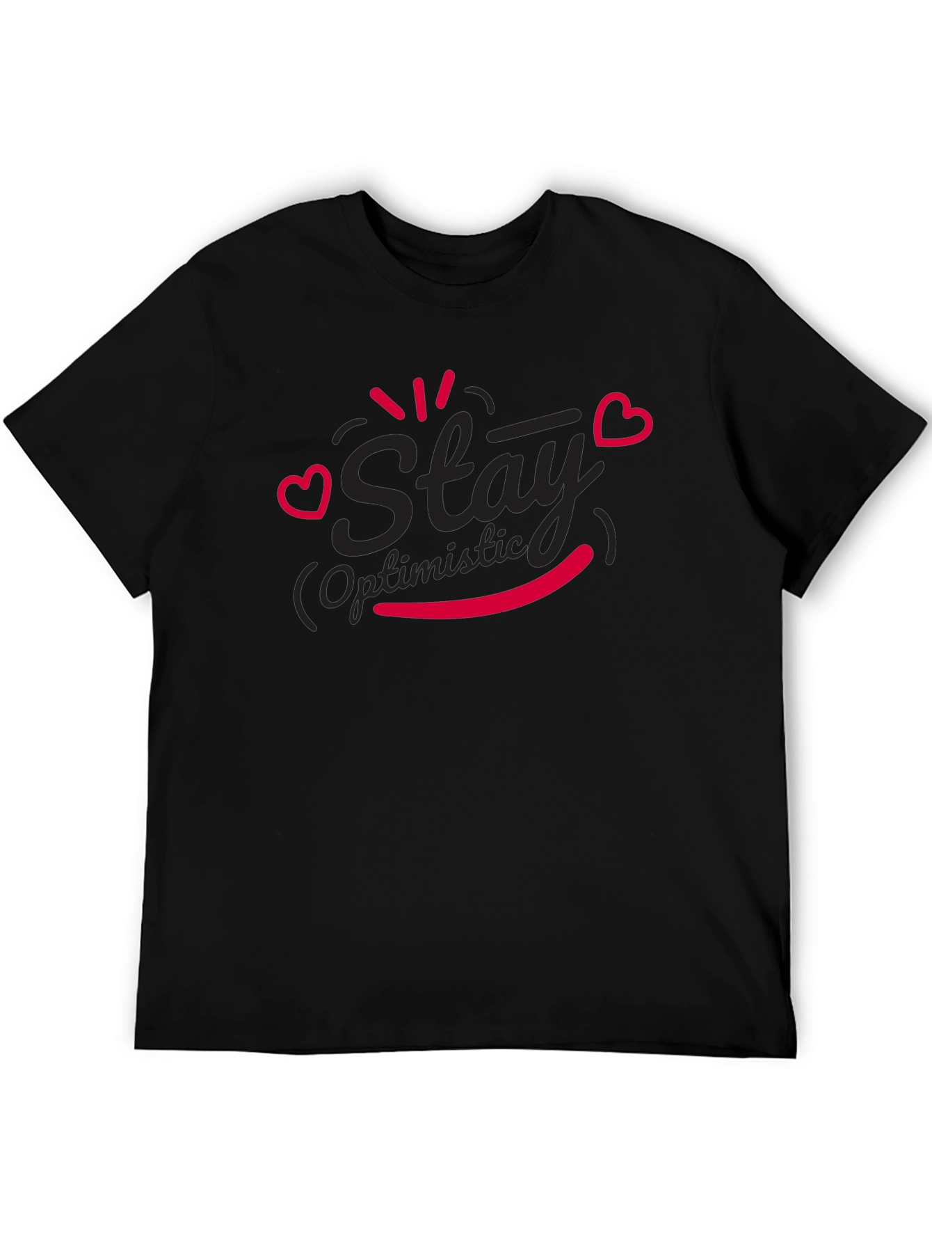 Slay Optimistic Black T-Shirt