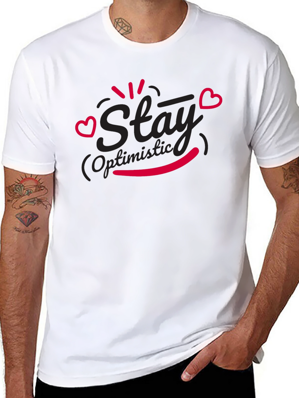 Slay Optimistic Black T-Shirt