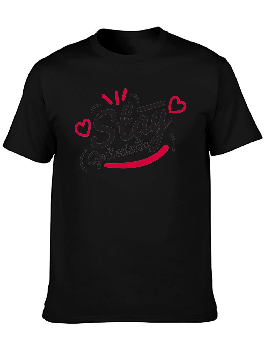 Slay Optimistic Black T-Shirt