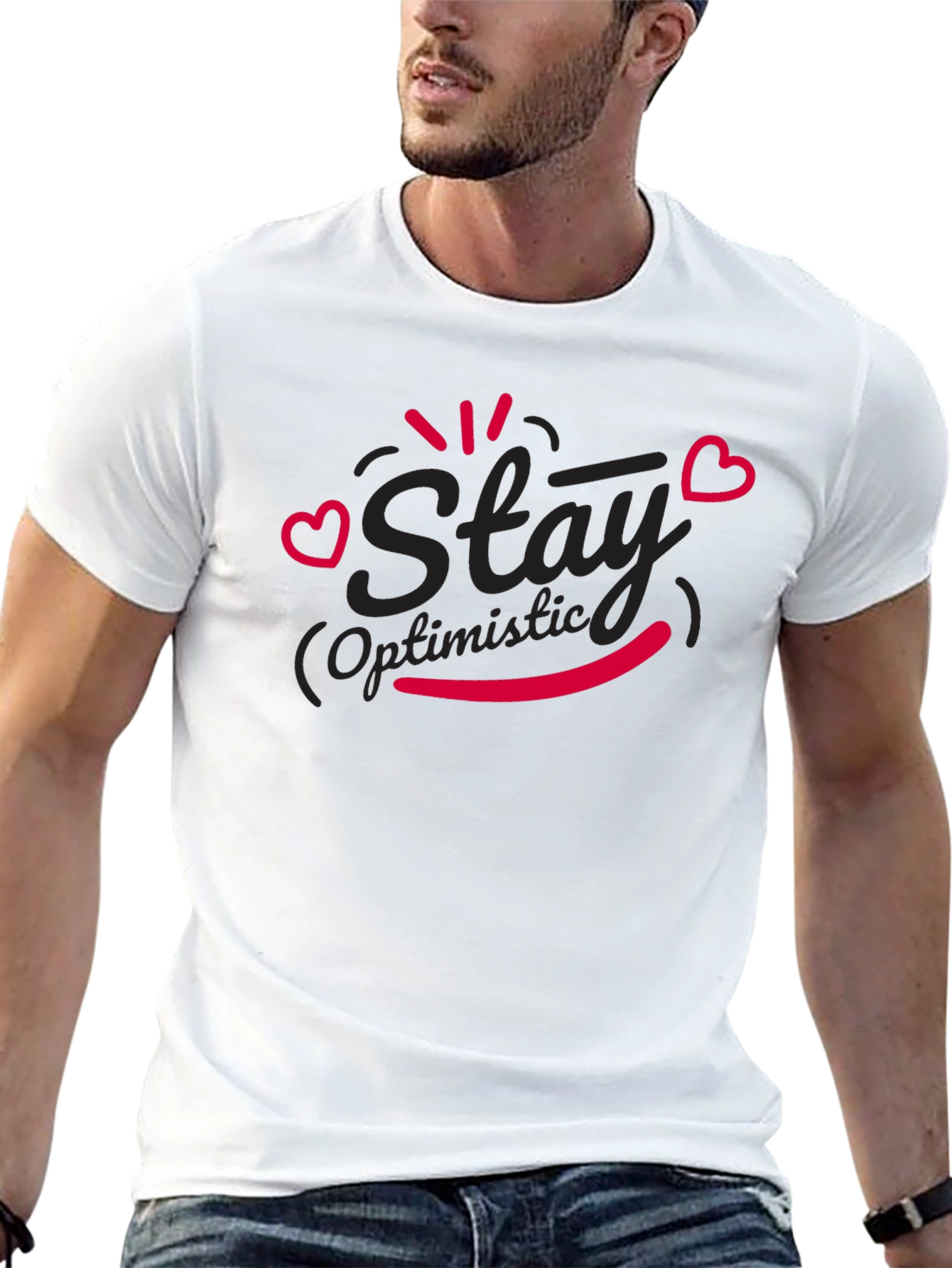 Slay Optimistic Black T-Shirt