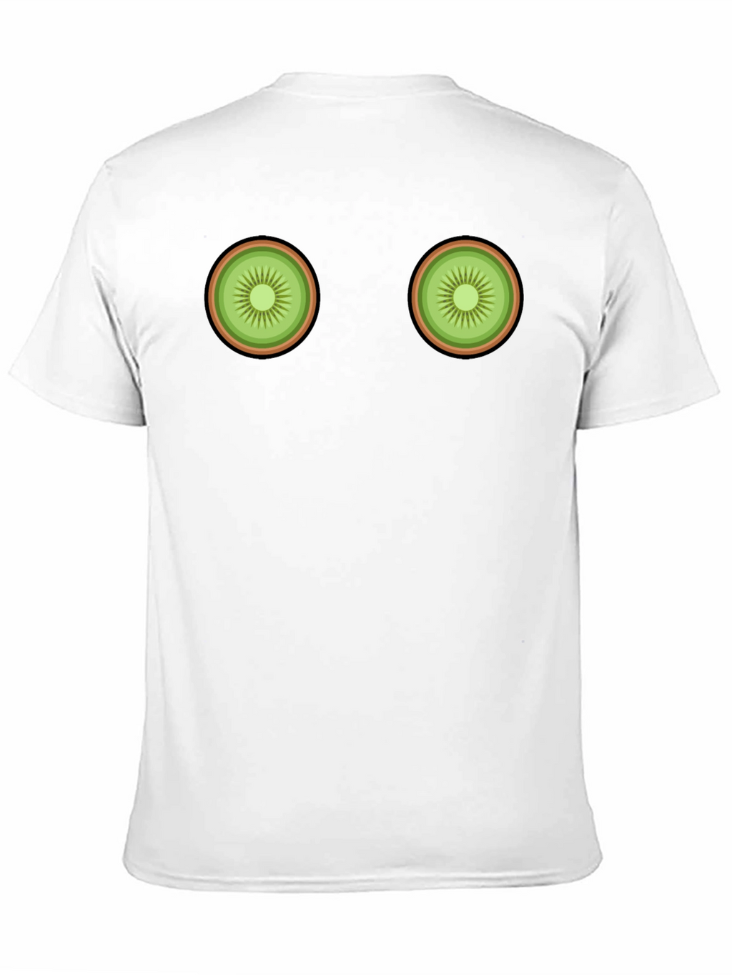 Kiwi Slice Graphic Tee - Novelty Fruit T-Shirt