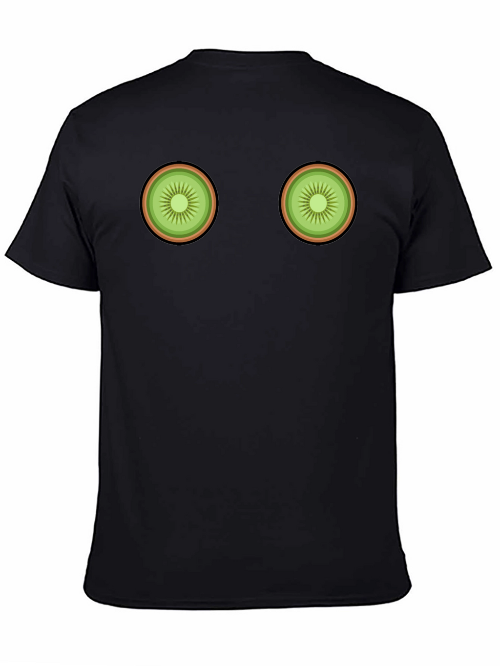Kiwi Slice Graphic Tee - Novelty Fruit T-Shirt