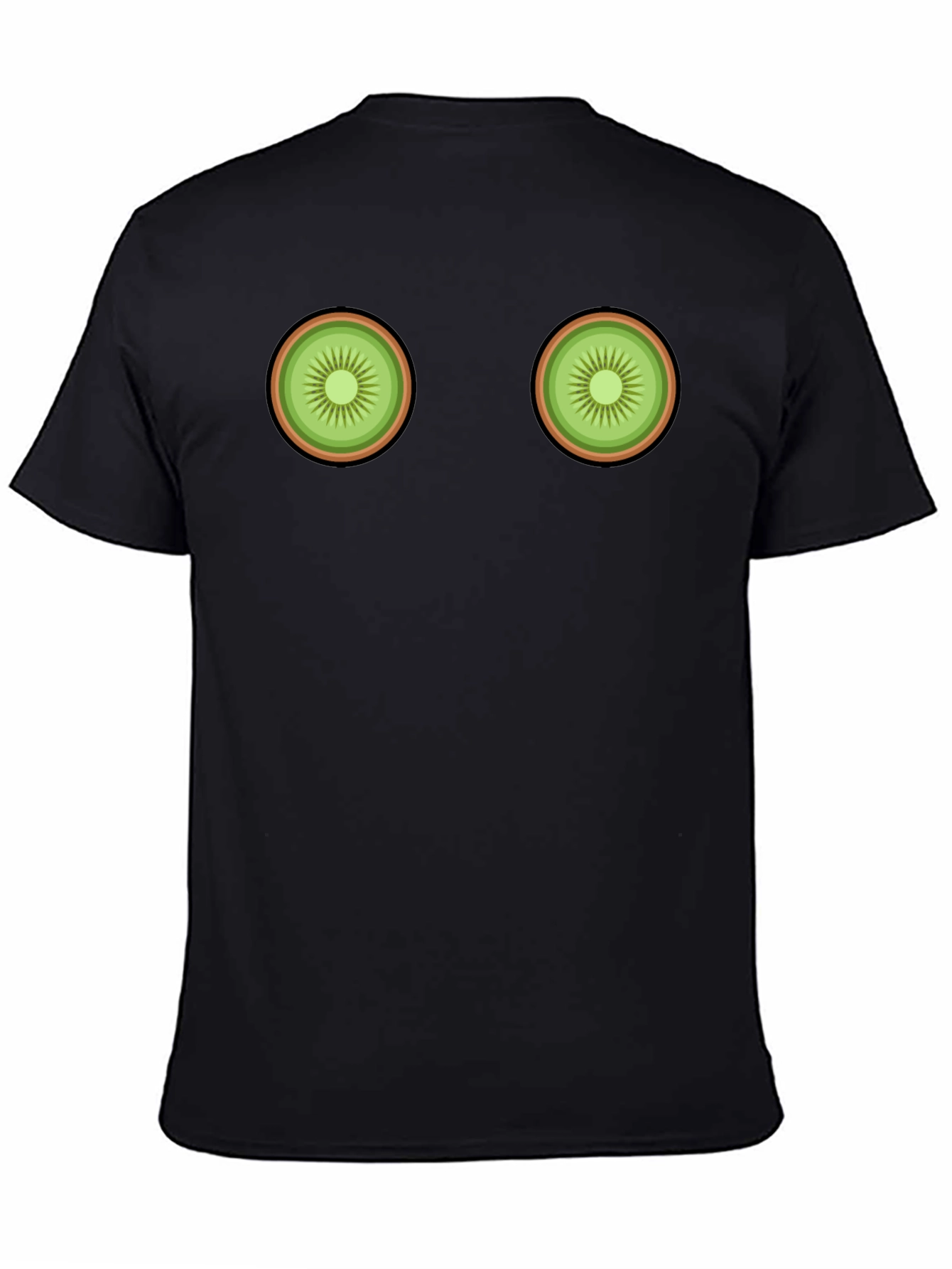 Kiwi Slice Graphic Tee - Novelty Fruit T-Shirt