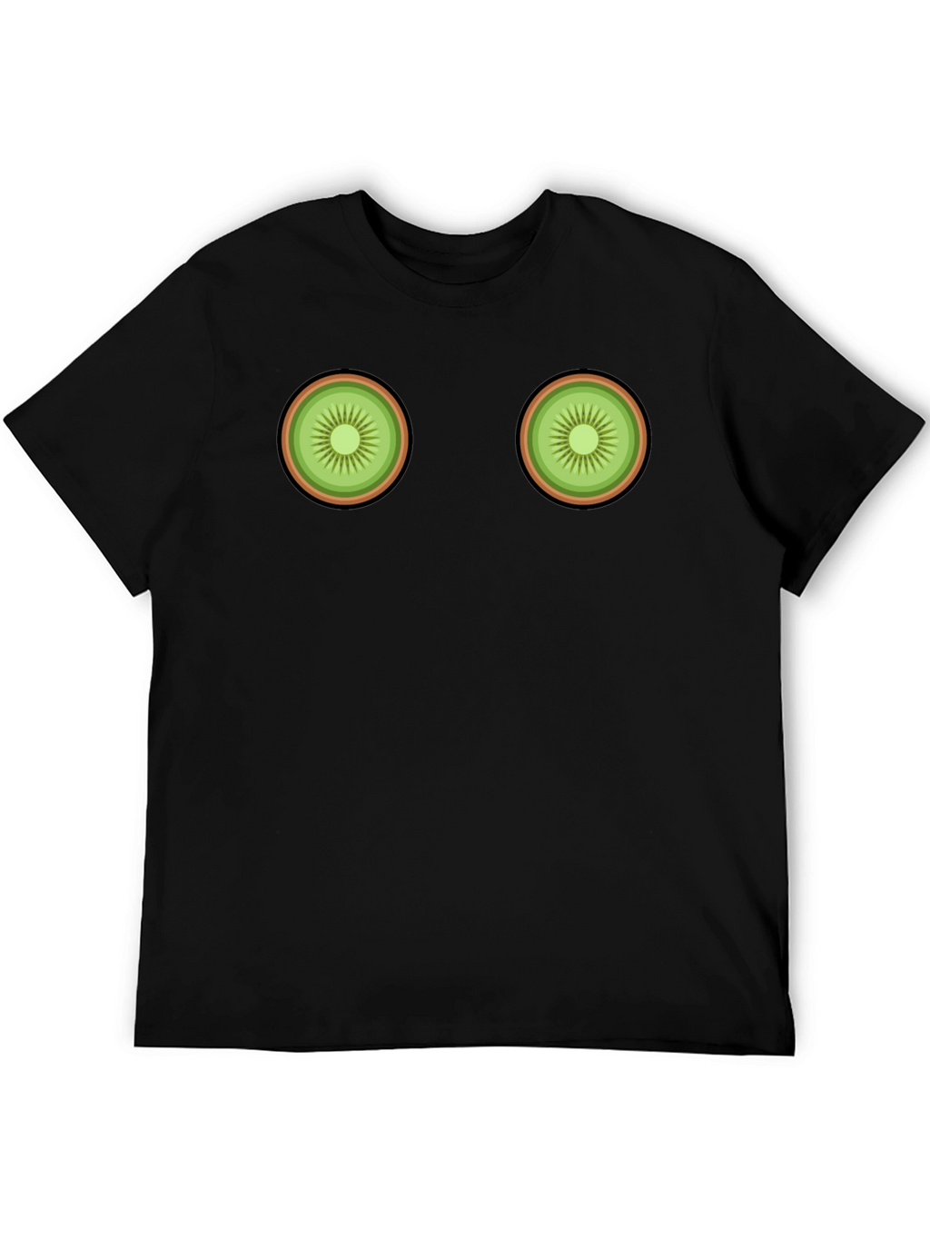 Kiwi Slice Graphic Tee - Novelty Fruit T-Shirt