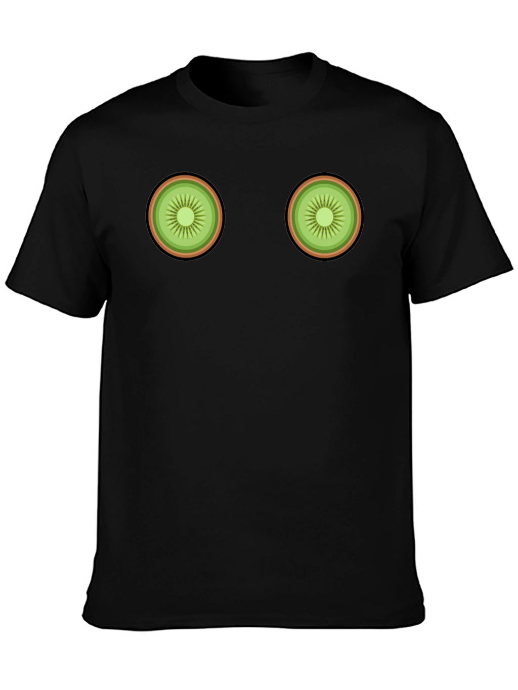 Kiwi Slice Graphic Tee - Novelty Fruit T-Shirt