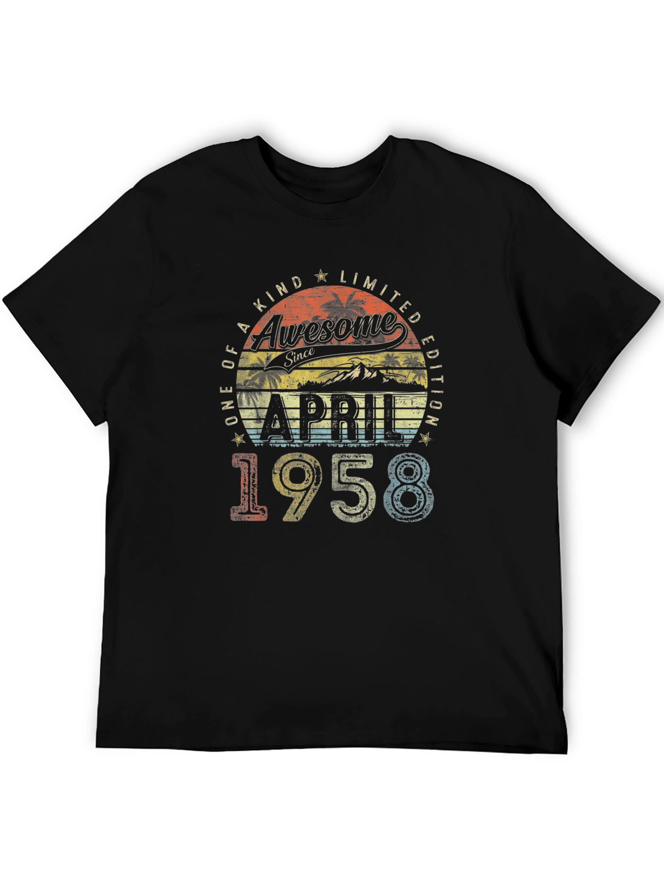 Awesome Since April 1958 Vintage T-Shirt